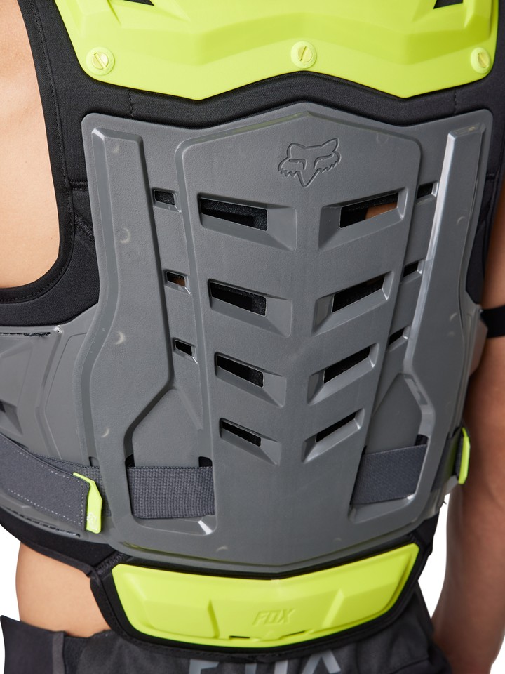 Fox Racing Men's Raptor Vest CE Chest Guard (Dark Shadow Grey) 24814 ...