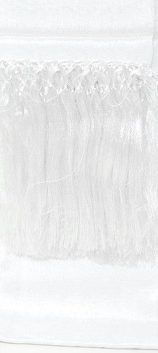 white pearl rebozo mexican tipical Rebozo or Chalina, Mexican Shawl - Picture 3 of 4