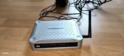 Conceptronic ADSL-WLAN-Ethernet Modem - Silber