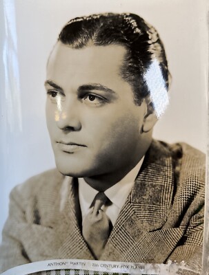 1930 s  Anthony Tony Martin Headshot Press Photo-Frank Powolny 20th Century Fox