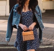 REFORMATION Othello Mini Dress Moray Print Size 4 Orig. $218 NWT