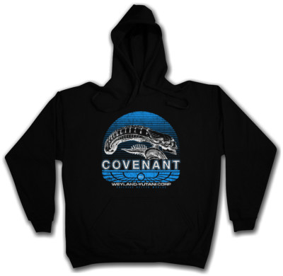 COVENANT HOODIE PULLOVER USCSS Nostromo Alien Yutani Logo Space Ship