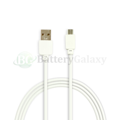 1-100 Lot Micro USB Fast Rapid USB A to B Charger Data Cable Cord (U2A1-MCB-01SL