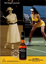 Evan Williams Kentucky Whiskey-Female Tennis Players-Print Ad 2009