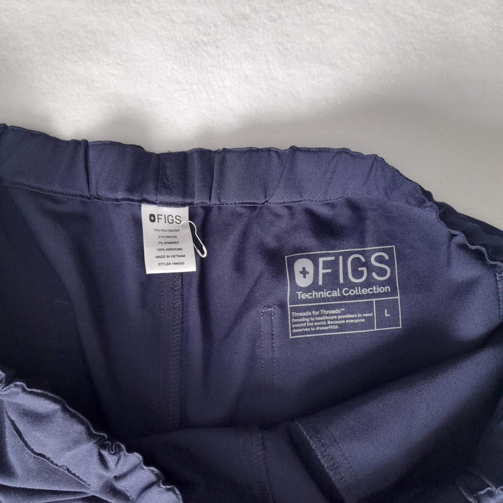 FIGS Sz L Basic Men Scrub Pants  Technical Collec… - image 2