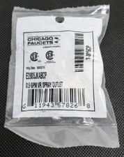 Chicago E2805-5JKABCP 0.5 GPM 1.9 L/min Vandal Proof Non-Aerating Spray Outlet
