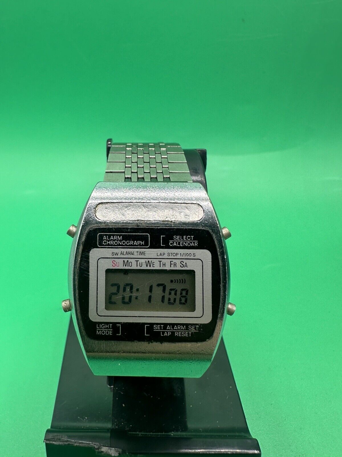 COMPUCHRON DIGITAL Chronograph Alarm DATE/HOURS M… - image 1