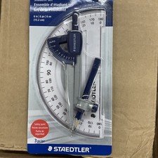 Staedtler 557 Asbka6 Protractor And Compass W2