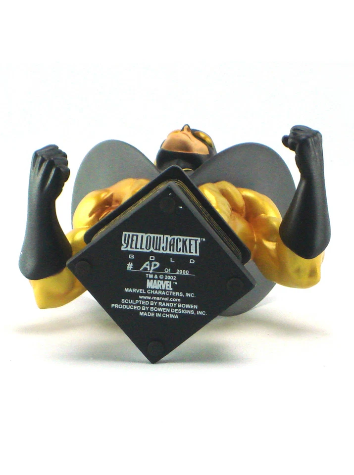 Cómics de Marvel Bowen Designs Yellowjacket Mini Busto Prueba de Artista AP Edición Dorada Foto 3 de 4