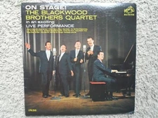 On Stage Blackwood Brothers Quartet Rca Victor LPM 2646 NM
