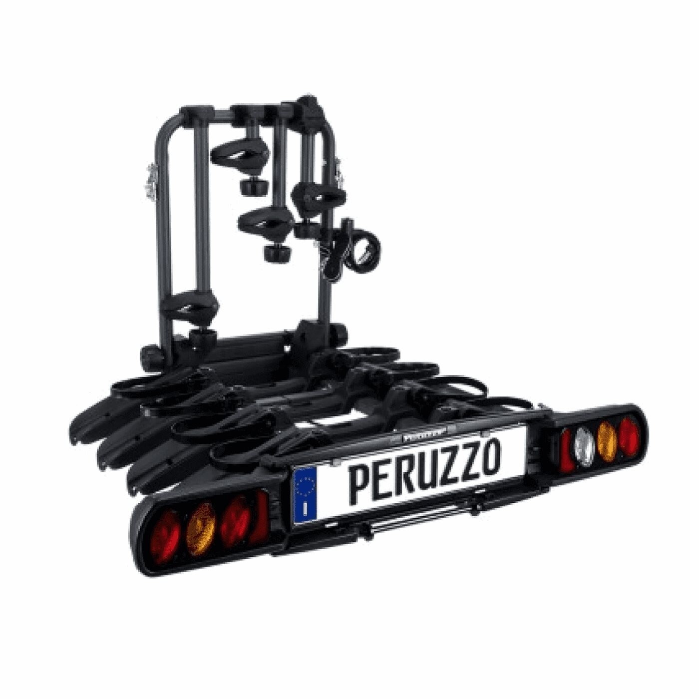 Portabicicletas de Auto con Enganche Plegable Pure Instinct para 4 Bicis Peruzzo