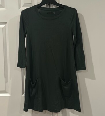 Abercrombie & Fitch Sweater Dress Dark Green Women's XS | eBay