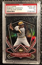 PSA 10 Gem Mint 2013 Topps Roberto Clemente Cut To The Chase Pristine Centered💎