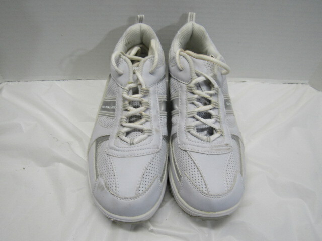 US Polo ASSN Shape Ups Solid White And Silver Women Walking  display picture 2