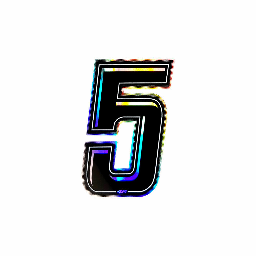 Sticker Number Race for Motorcycle 