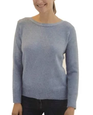ELLEN TRACY WOMEN'S SUPER SOFT SWEATER (BLUEBELL MEDIUM)NWT