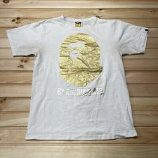 A Bathing Ape Babe Golden Ape Monkey Shirt Size Small