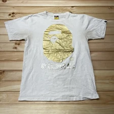 A Bathing Ape Babe Golden Ape Monkey Shirt Size Small