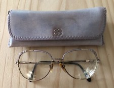 Vintage Berdel Sferoflex Eyeglasses Retro Italy With Case