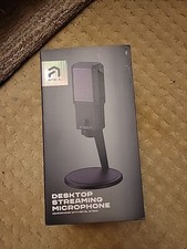 Atrix Desktop Streaming Microphone - Metal Stand - Sealed