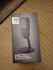 Atrix Desktop Streaming Microphone - Metal Stand - Sealed