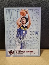 2023-24 Panini Court Kings Works in Progress Ruby /149 Julian Strawther Nuggets