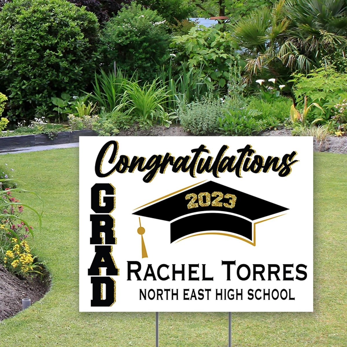 Class of 2023 Graduate Personalized Yard Sign Graduation Lawn