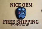 OEM FACTORY GM GMC KEYLESS ENTRY REMOTE FOB TRANSMITTER KOBLEAR1XT 25695954 #1