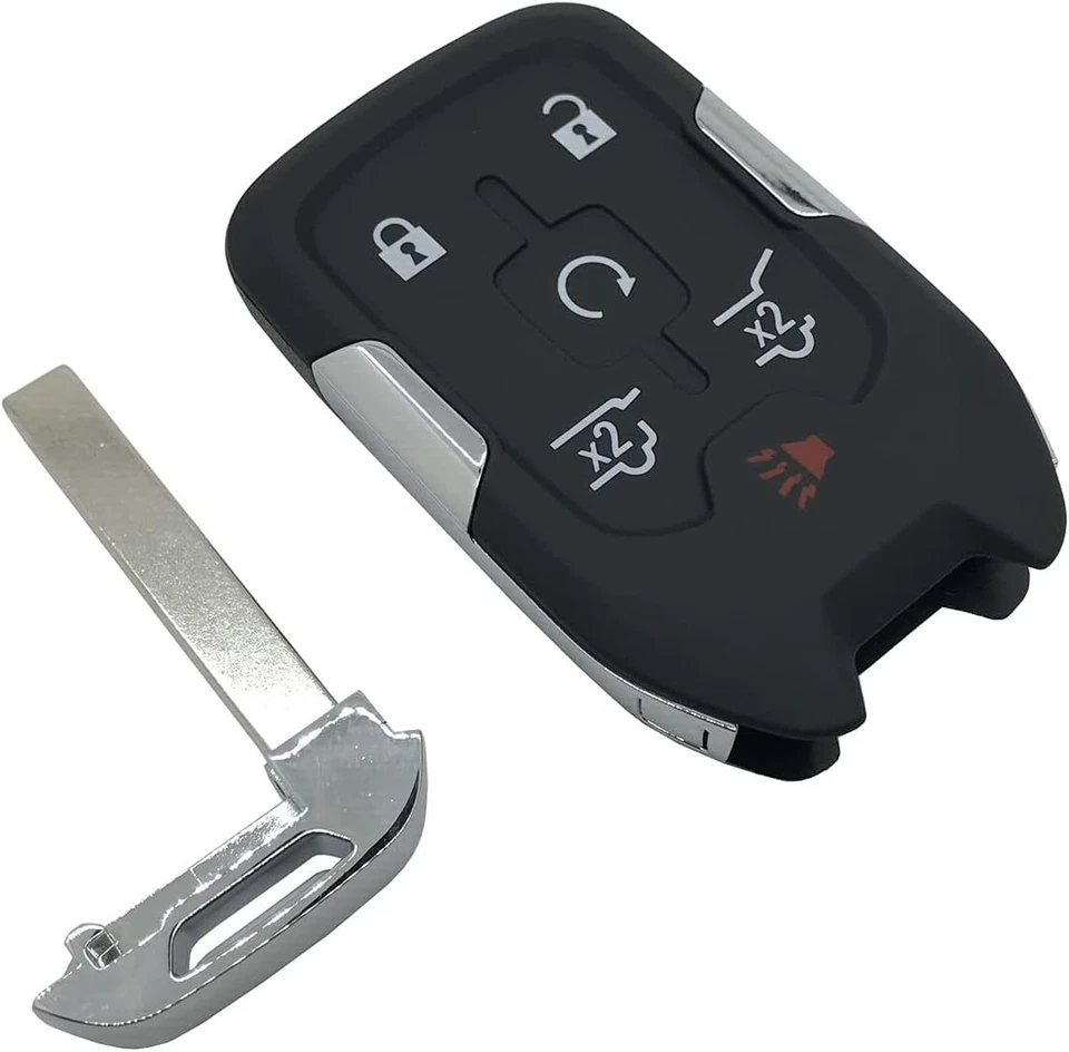 Funda de repuesto para llavero apta para Chevy Suburban Tahoe 2015 2016 negra  Foto 4 de 4
