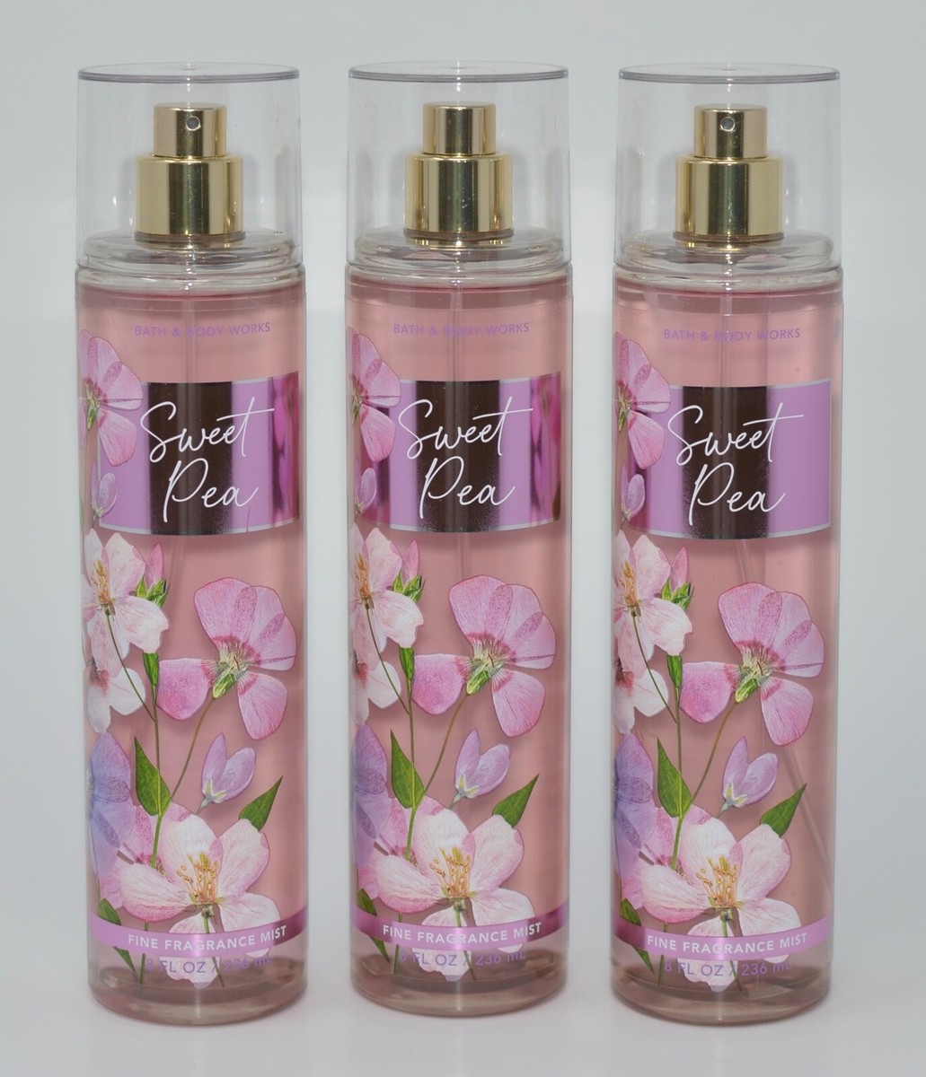 NEW BATH BODY WORKS SWEET PEA FINE FRAGRANCE MIST SPRAY SPLASH