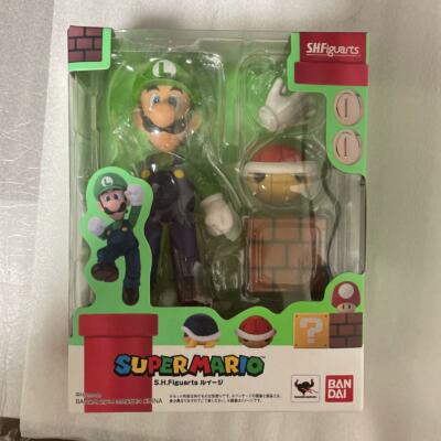 S.H.Figuarts Nintendo Super Mario Bros LUIGI Action Figure S.H.Figuarts Nintendo Super Mario Bros LUIGI Action Figure