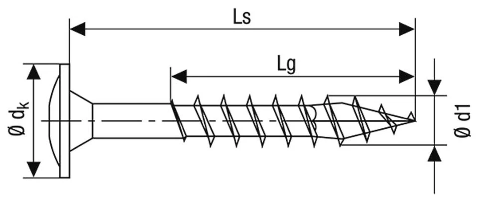 SPAX Vite per Legno Hi.force, Wirox, Testa di Piastra, Stella T Plus, Parte - Immagine 3 di 3