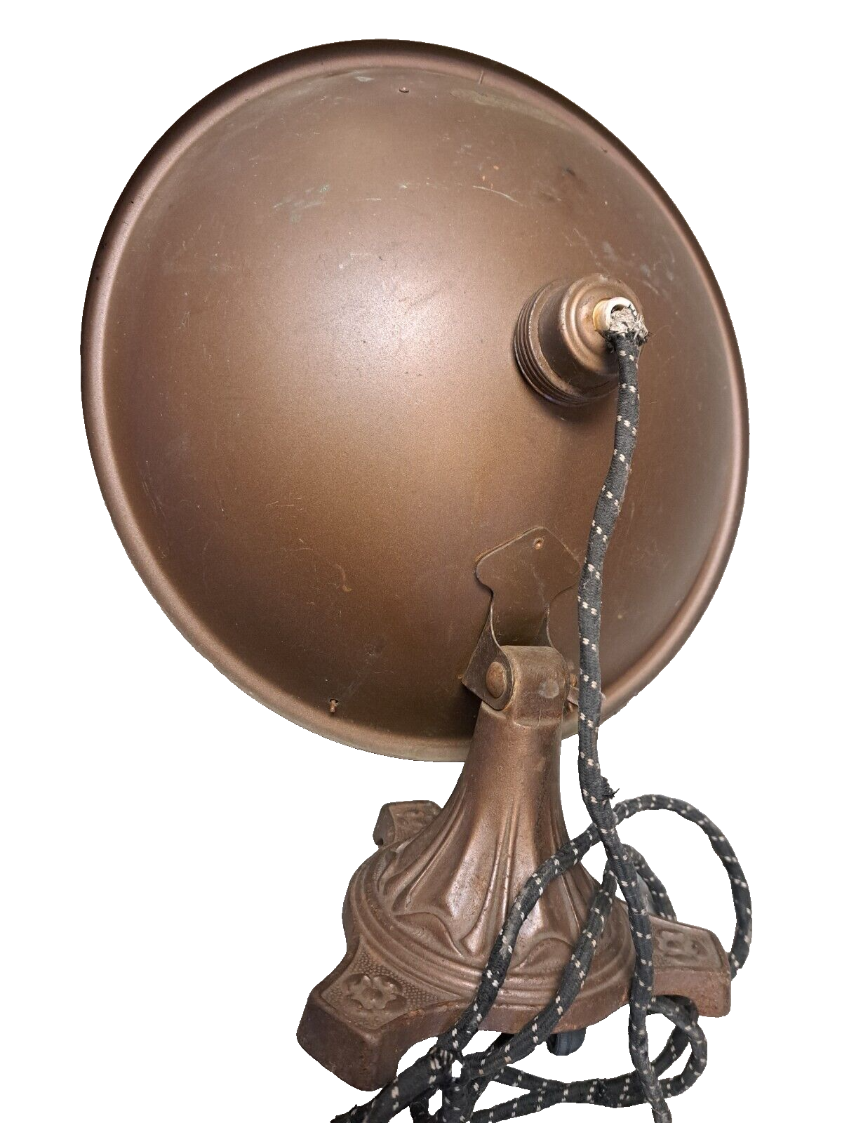 Antique 1925 Westinghouse Cozy Glow Copper Electric Heater WORKS GREAT