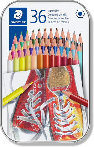 STAEDTLER 175 M36 Coloured Pencils, Assorted Colour, Pack of 36 - Picture 9 of 12