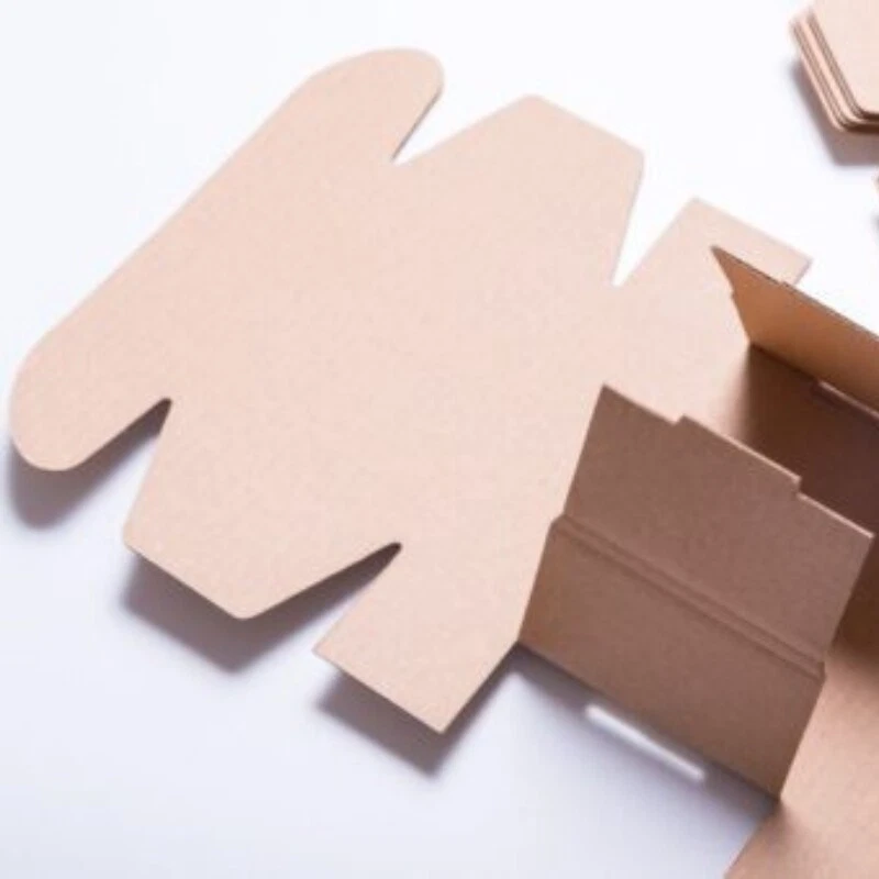 7×3.5×2.5 Brown Corrugated Shipping Mailer Boxes Packing Folded Gift Packaging - Image 4 of 4