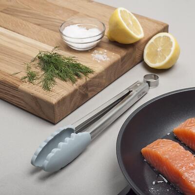 Große Küchenzange aus Silikon, perfekt zum Servieren, Kochen, Grillen und mehr. Eiferer