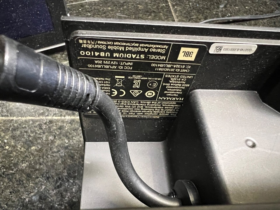 JBL Stadium UB4100 Powersports Weatherproof Full Range Speaker RIGHT