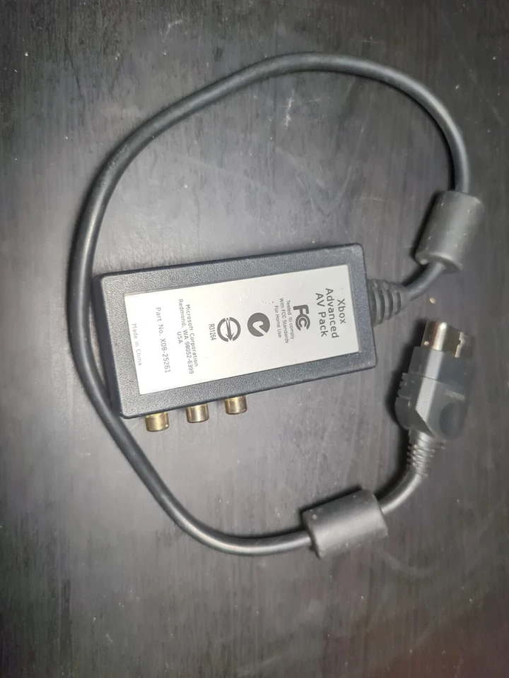 MICROSOFT XBOX ADVANCED AV PACK - COMPOSITE SVIDEO DIGITAL AUDIO -  XO8-25261 - Image 2 of 2