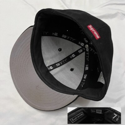 2022 Supreme New Era S Logo Ice Snow Fitted Hat Cap Brown 7 1/8