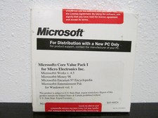 Microsoft Works 4.5, Money 98, Encarta 97 Encyclopedia  Value Pack X03-46824