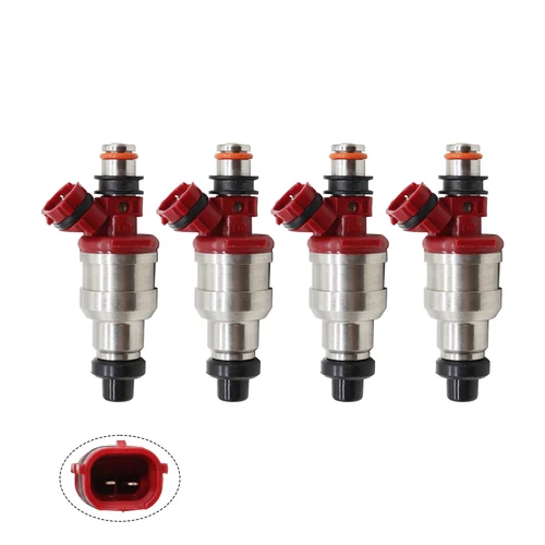 4 inyectores de combustible para camioneta Toyota 4Runner T100 89-95 22RE 2,4 L 23250-35040 - Imagen 5 de 8