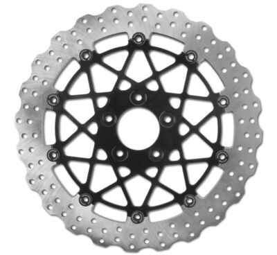 Performance Machine Speedstar Bremsscheiben Rotor 13 '' Schwarz Eloxiert Vorne #