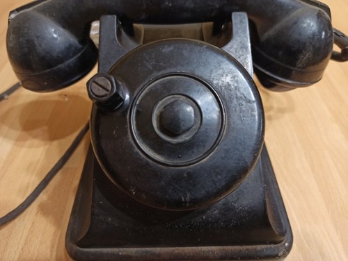 Vintage telephone. Carbolite. Original. USSR. 1950s - Picture 11 of 12