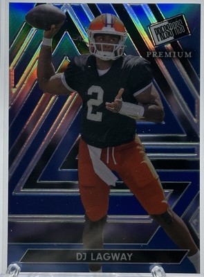 2024 Leaf Press Pass Premium DJ Lagway /15 Blue Refractor
