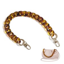 Resin Chain Purse Strap Short Handbag Charms Bag Chains for Handbags and Wris...