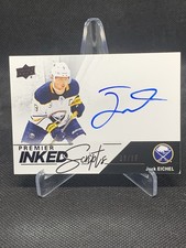2018 Upper Deck Premier - Inked Scripts /25 Jack Eichel Auto #IS-JE