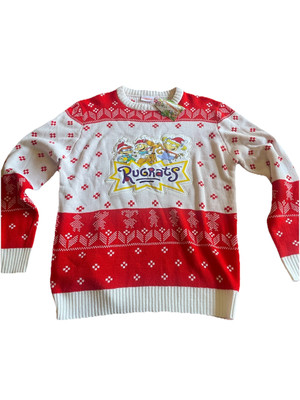 Nickelodeon Rugrats Ugly Christmas Sweater ~ Unisex Size XL~ Nice Used
