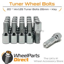 Radschrauben (20) Tuner Chrom für BMW i4 [G26] 21-22 auf Aftermarket Felgen