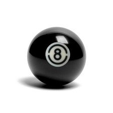 2 1/4" Pool Cue Ball and Professional AAAA Grade Billiards Ball, 8 Black 8