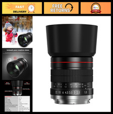 85mm f/1.8 Portrait Lens - Manual Focus for Canon DSLR Cameras, EF/EF-S Mount